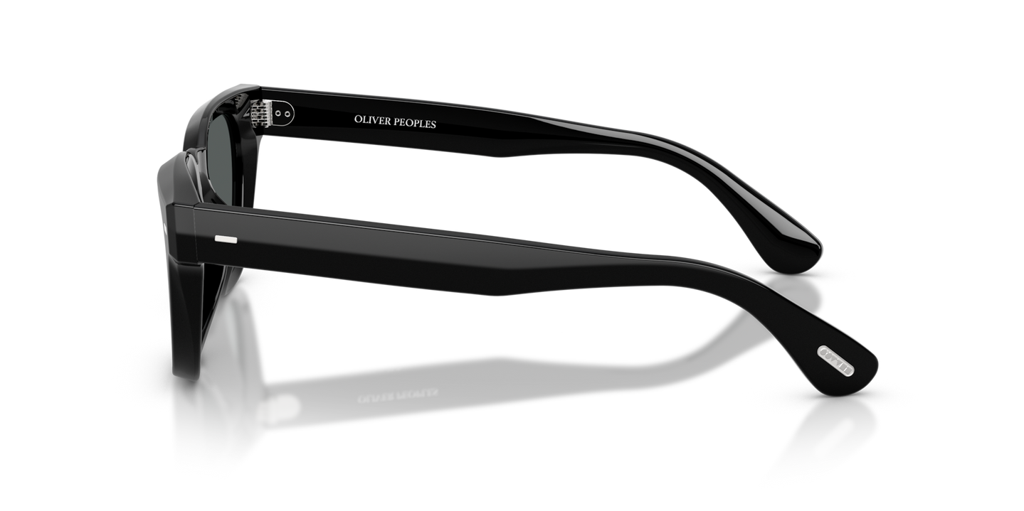 Oliver Peoples Rueny with Black frame and Grey lenses - Image Oliver Peoples Logo