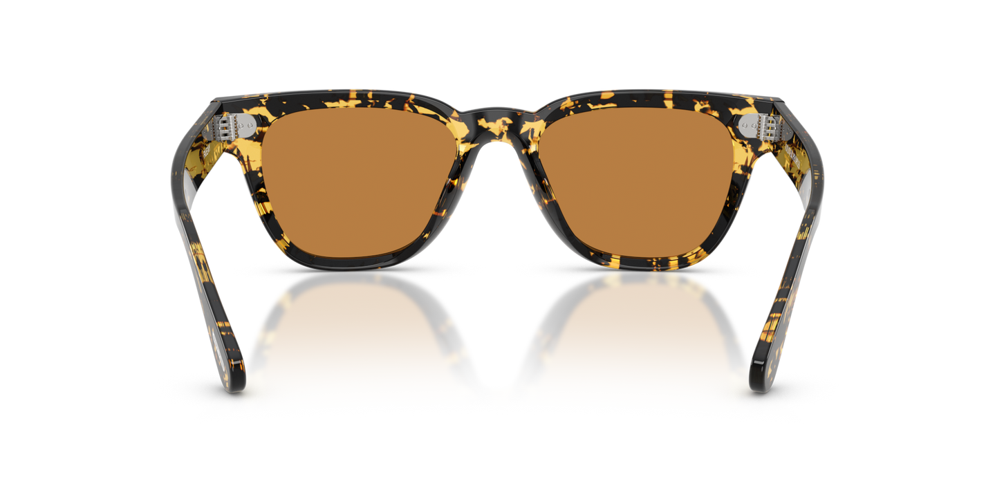 Oliver Peoples Rueny with Tokyo Tortoise frame and Brown lenses - Image Nosepads
