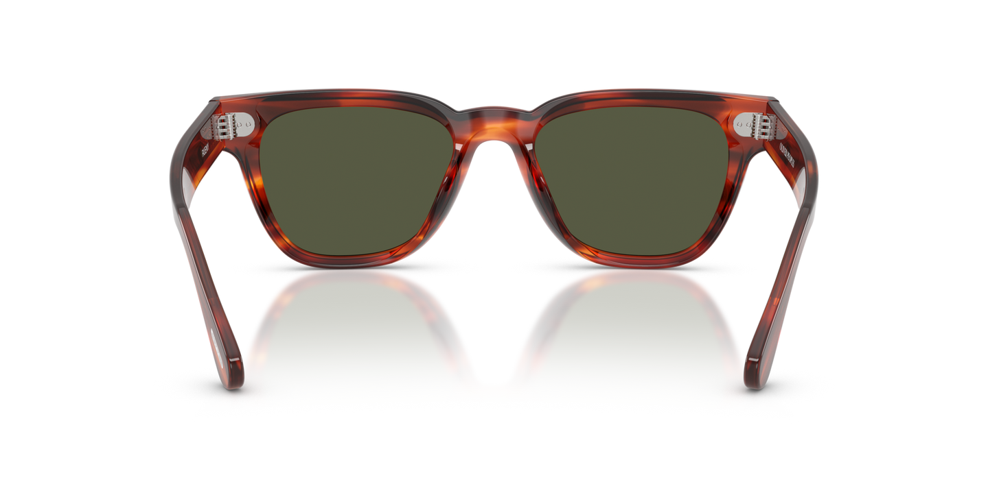 Oliver Peoples Rueny con montatura Koa Tartarugato e lenti  Verde - Immagine Naselli