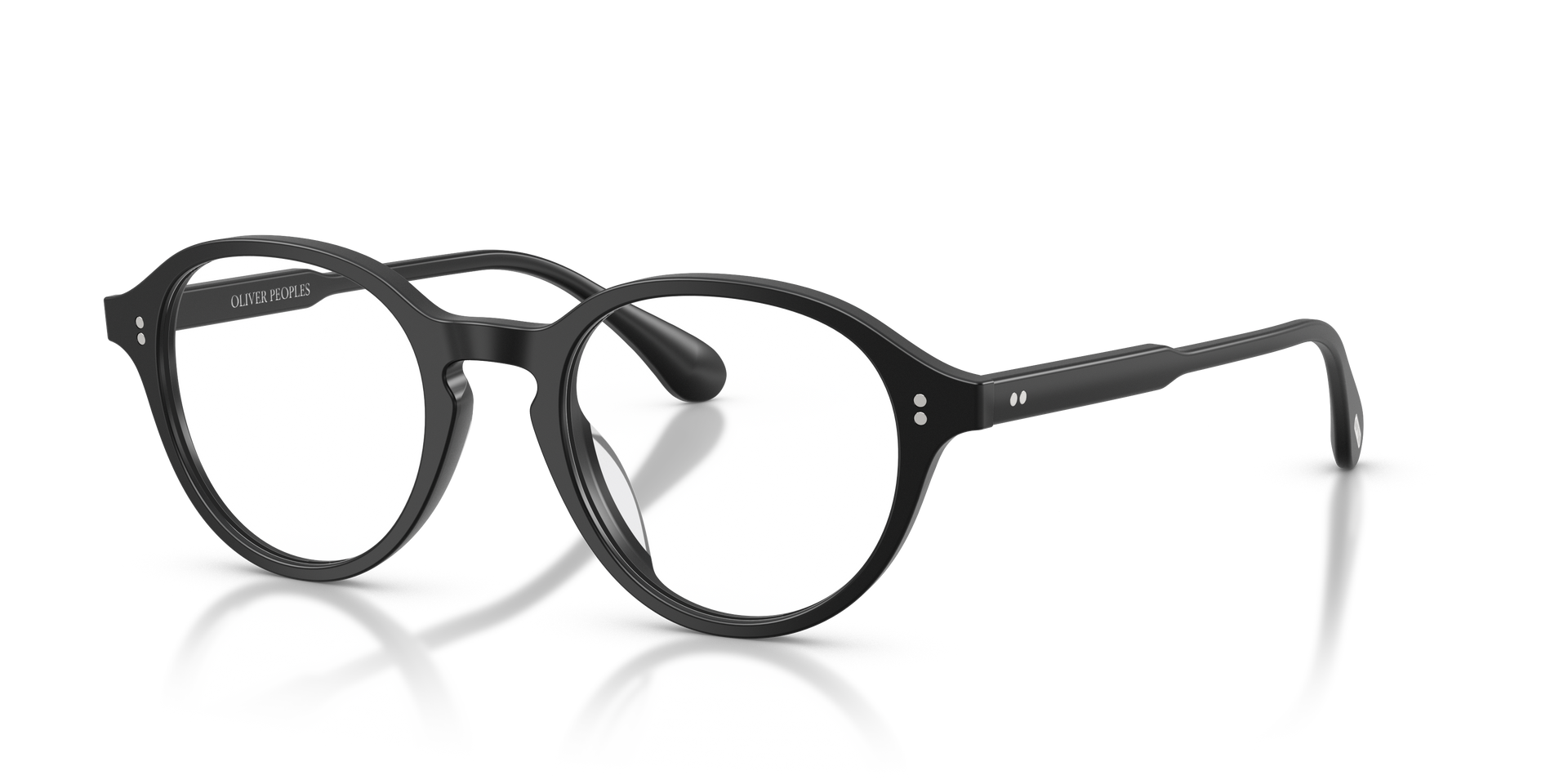 OLIVER PEOPLES WEST : IRELAND 黒縁眼鏡 Oliver Peoples MP-2 with Semi-Matte Black-Antique Pewter frame