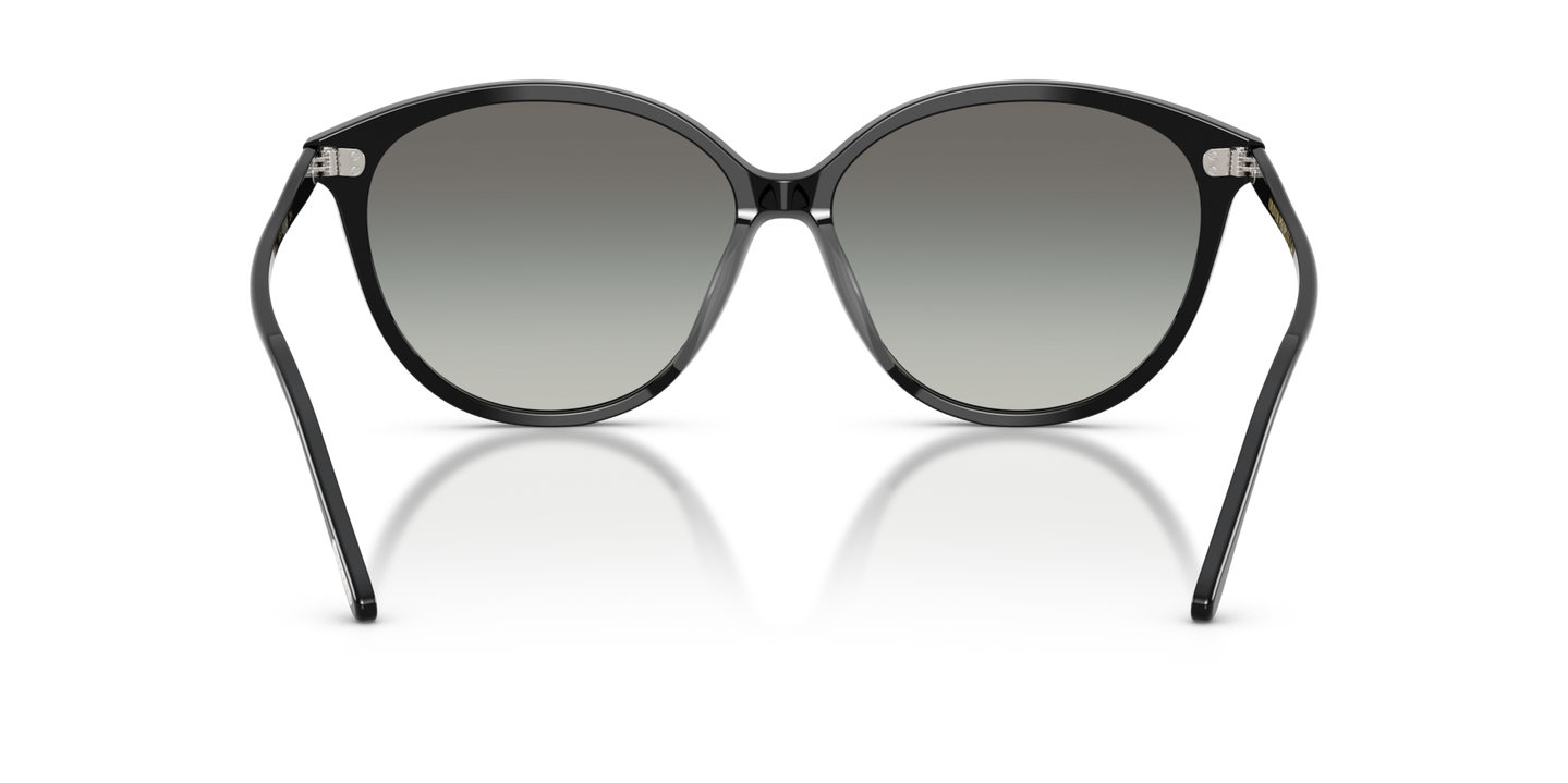 Oliver Peoples Soleau with Black frame and Grey lenses - Image Nosepads