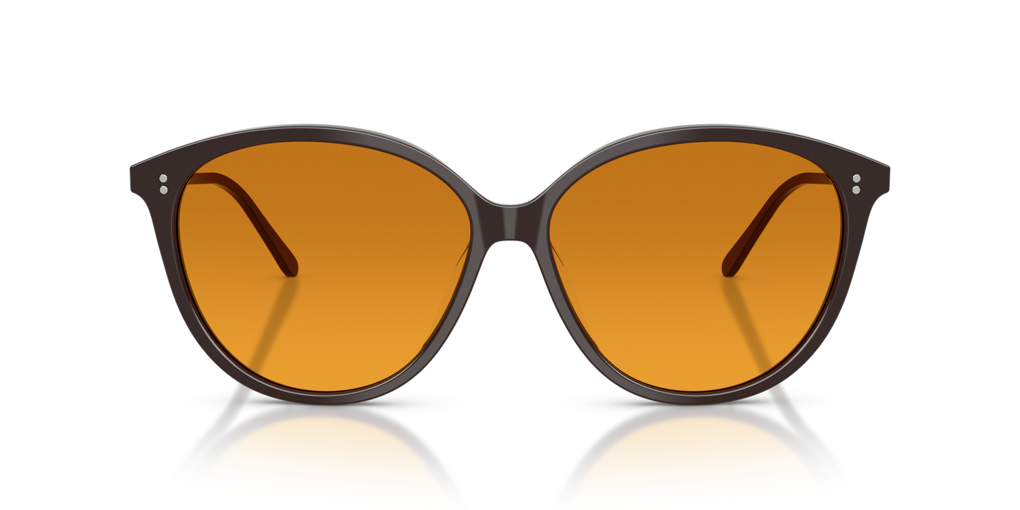 Oliver Peoples Soleau con montura Marrón Kuri y lentes Marrón - Imagen Material