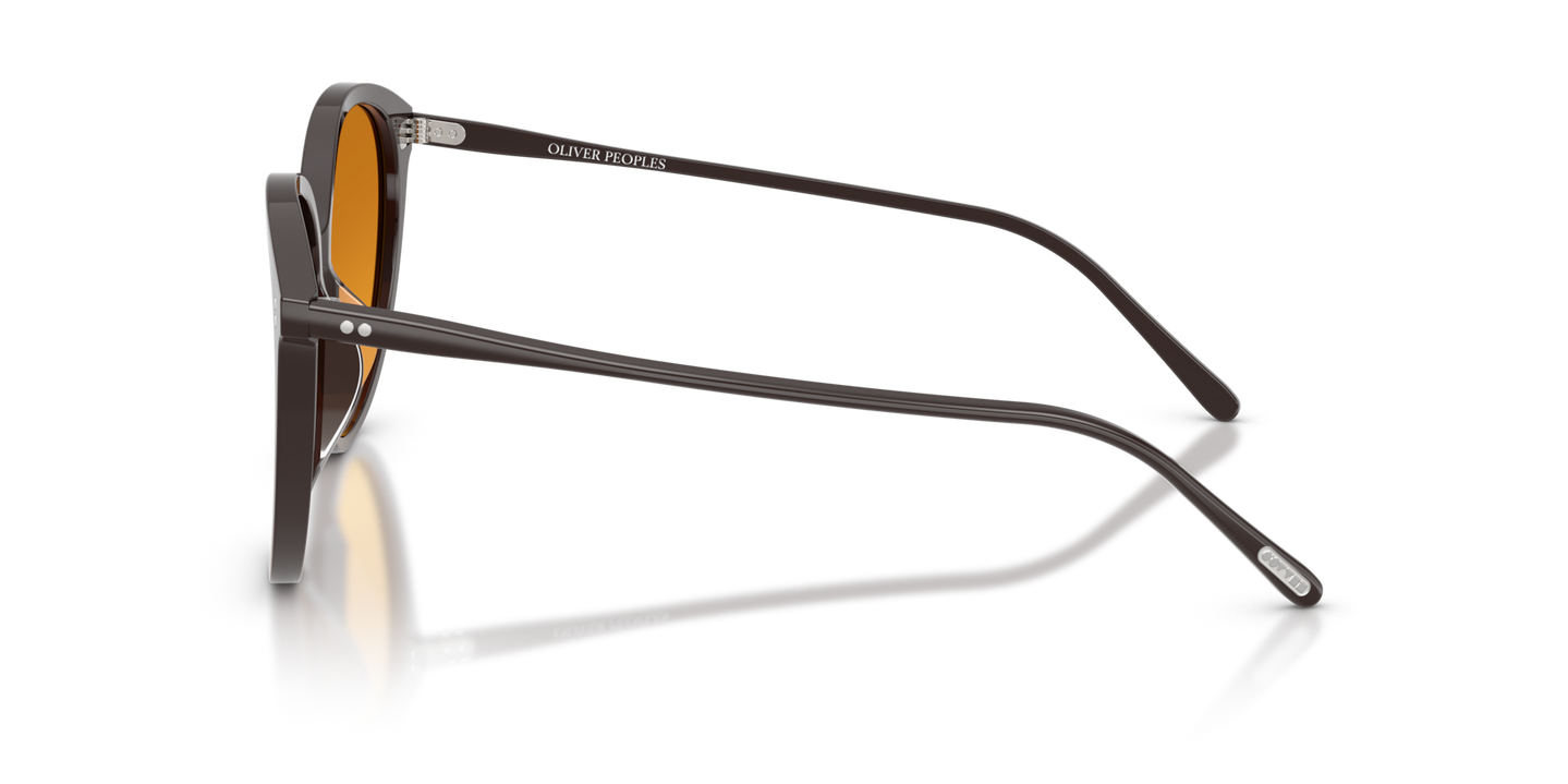 Oliver Peoples Soleau con montura Marrón Kuri y lentes Marrón - Imagen Pernos
