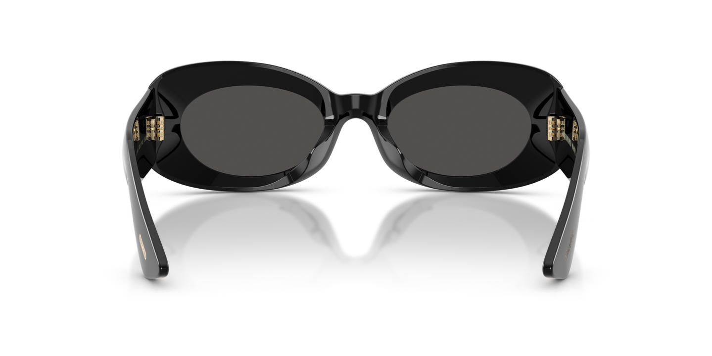 Oliver Peoples 1992C with Black frame and Grey lenses - Image Nosepads
