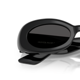 Sie Oliver Peoples 1992C mit Schwarz Gestell und Grau Gläsern - Variant