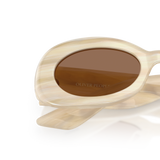 Oliver Peoples 1992C with Beige Silk frame and Brown lenses - Variant