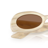 Oliver Peoples 1992C with Beige Silk frame and Brown lenses - Variant