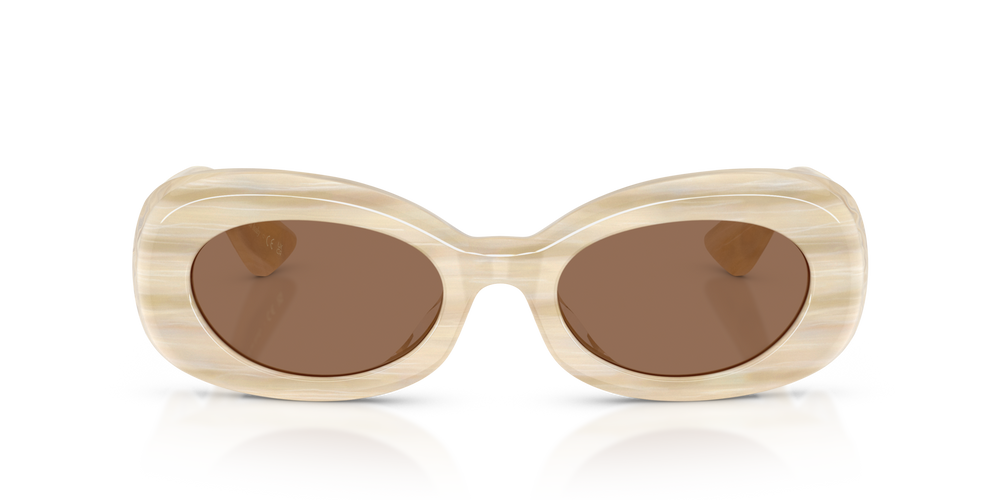 Oliver Peoples 1992C with Beige Silk frame and Brown lenses - image 2