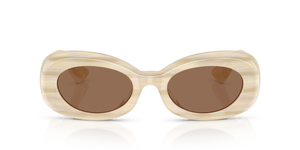 Oliver Peoples 1992C avec une monture Satiné beige et des verres Brun - image 2