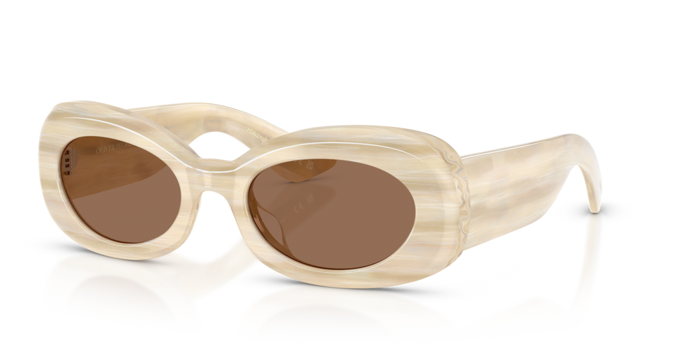 Oliver Peoples 1992C with Beige Silk frame and Brown lenses - image 4