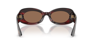 Oliver Peoples 1992C con montura Corteza rojo burdeos y lentes Marrón - imagen 5