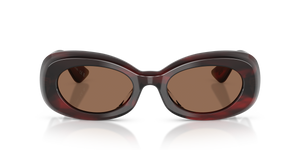 Oliver Peoples 1992C con montura Corteza rojo burdeos y lentes Marrón - imagen 2