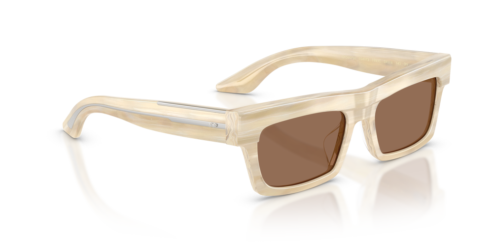 Oliver Peoples 1985C con montatura Beige Seta e lenti  Marrone - L'immagine 3