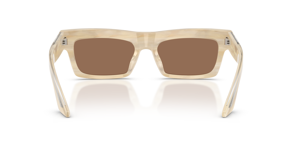 Oliver Peoples 1985C con montatura Beige Seta e lenti  Marrone - L'immagine 5