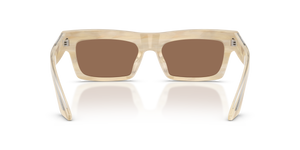 Oliver Peoples 1985C con montatura Beige Seta e lenti  Marrone - L'immagine 5