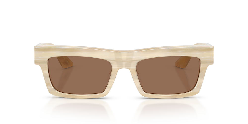 Oliver Peoples 1985C con montatura Beige Seta e lenti  Marrone - L'immagine 2