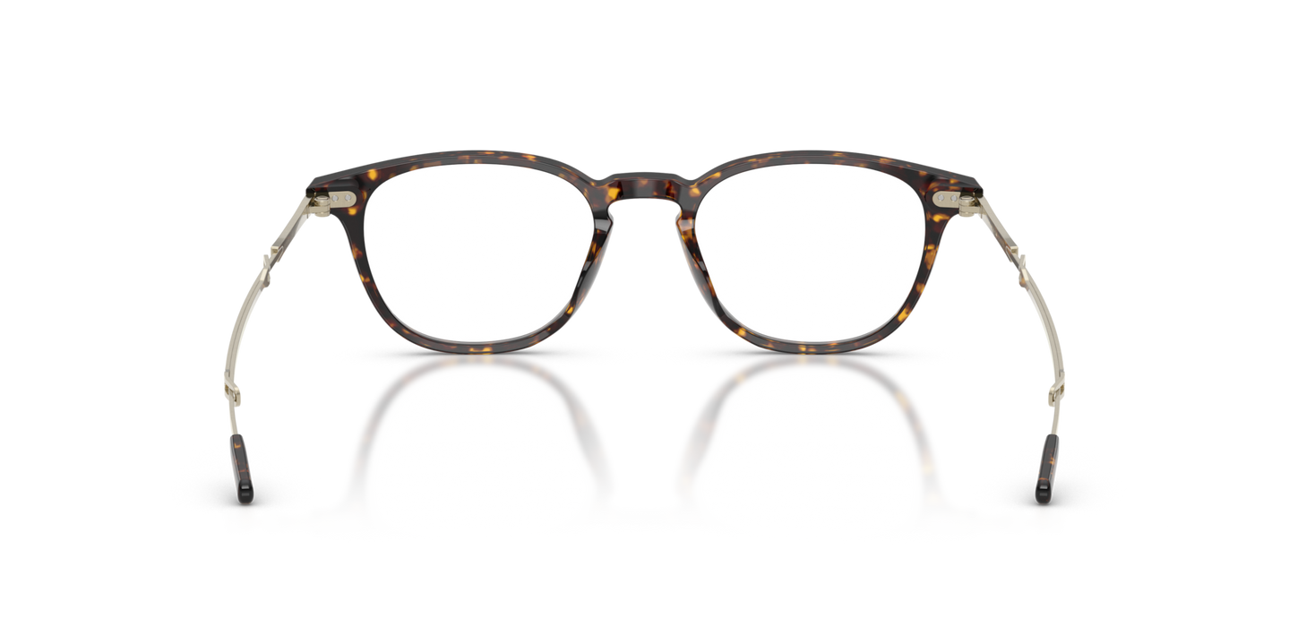 Oliver Peoples Kelmore with Atago Tortoise/Brushed Gold frame - Image Nosepads