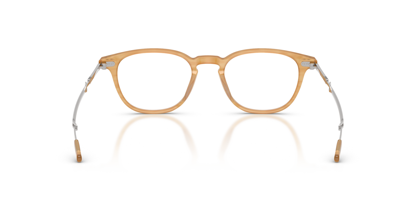 Oliver Peoples Kelmore con montatura Goldwood semi-opaco/Argento spazzolato - Immagine Naselli