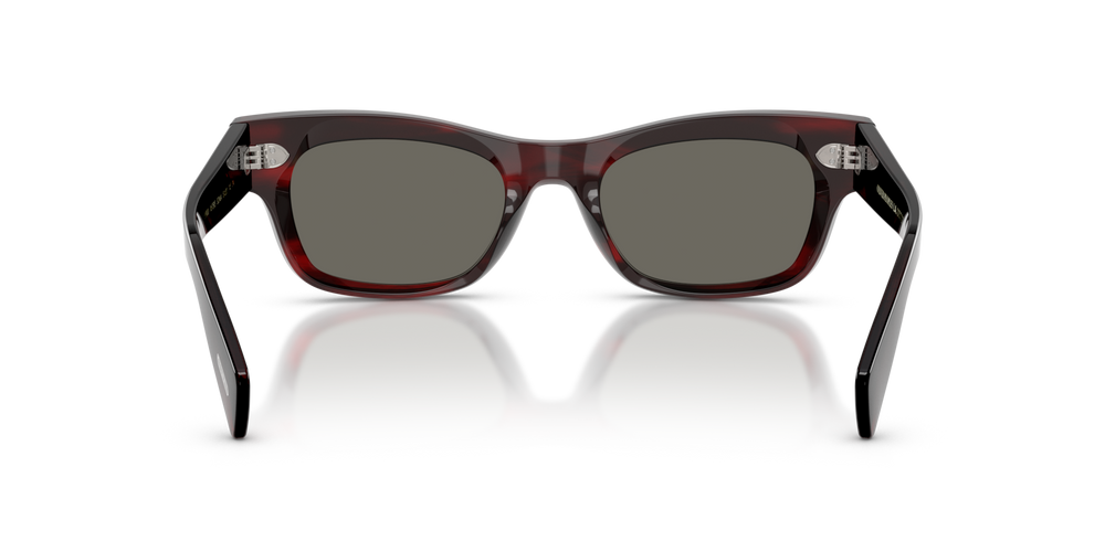 Oliver Peoples Sonia avec une monture Écorce Bordeaux et des verres Gris - image 5
