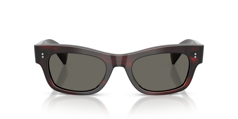 Oliver Peoples Sonia avec une monture Écorce Bordeaux et des verres Gris - image 2