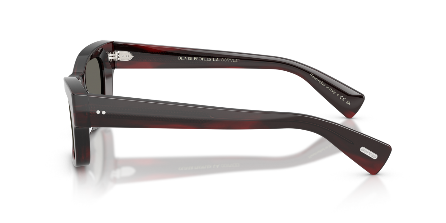 Oliver Peoples Sonia with Bordeaux Bark frame and Grey lenses - Image Genuine Pins