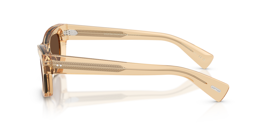 Oliver Peoples Sonia con montatura Champagne e lenti  Marrone - L'immagine 4