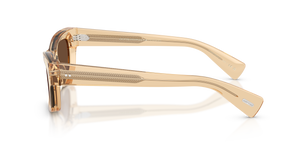 Oliver Peoples Sonia con montatura Champagne e lenti  Marrone - L'immagine 4