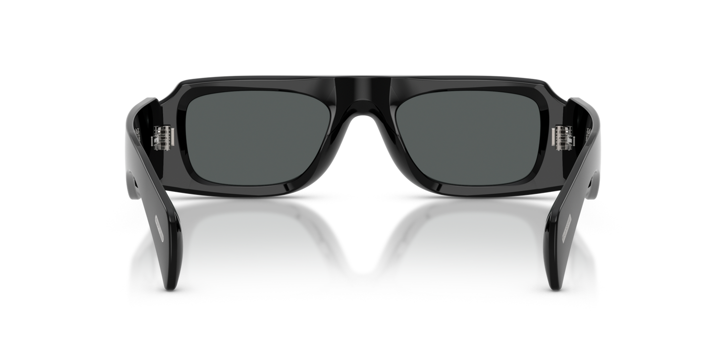 Oliver Peoples Edition 4 with Black frame and Grey lenses - Image Nosepads