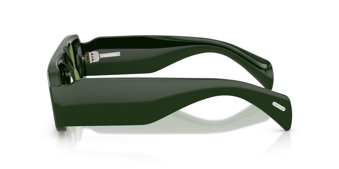 Oliver Peoples Edition 4 with Dark Green frame and Green lenses - Image Hinge