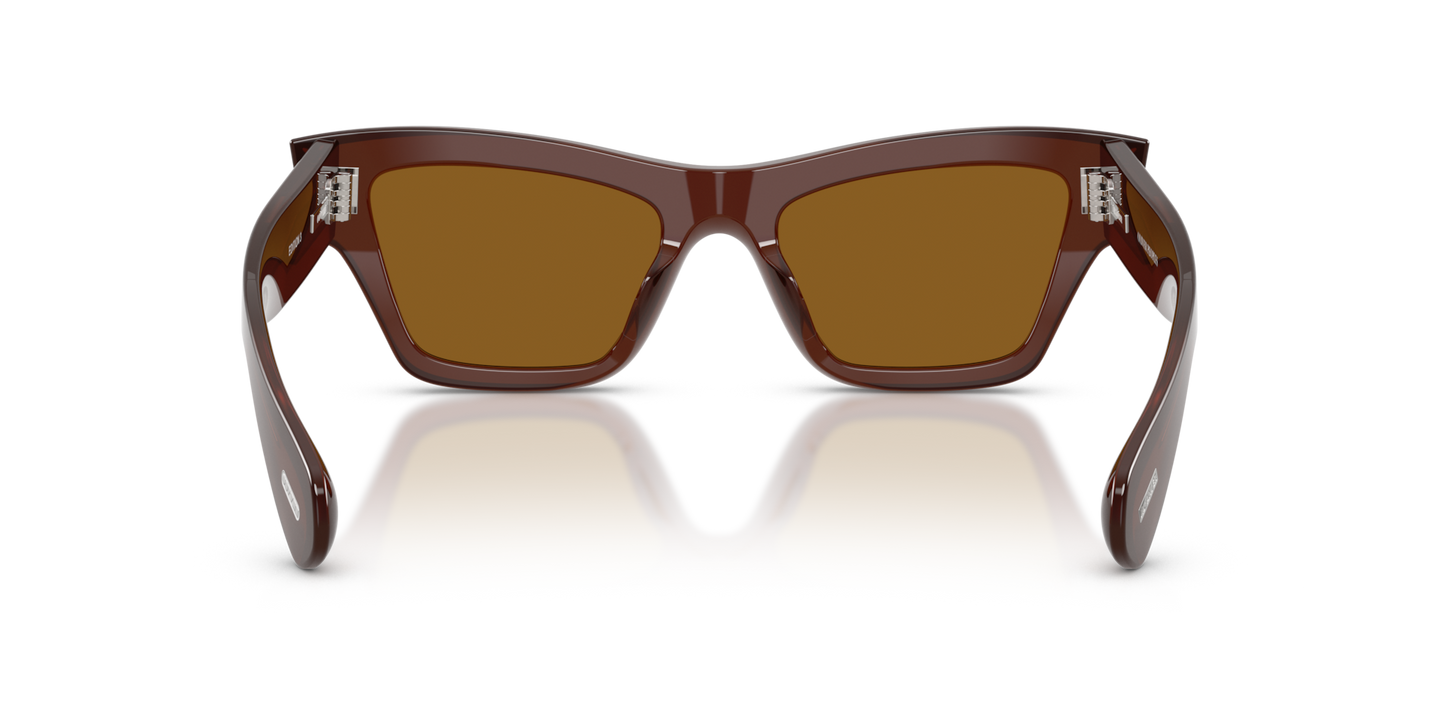 Oliver Peoples Edition 3 with Moka frame and Brown lenses - Image Nosepads