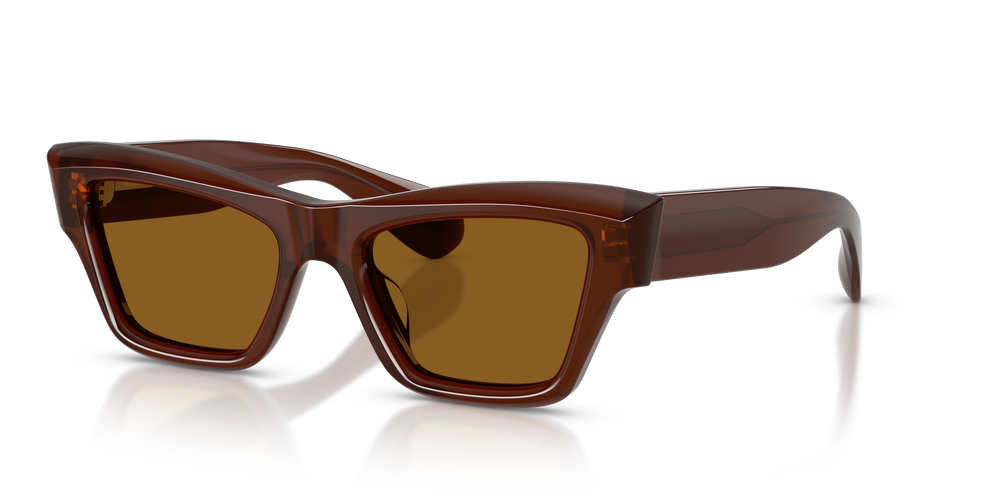 Oliver Peoples Edition 3 with Dark Mahogany frame and Green C Oliver Peoples Edition 3 with Dark Mahogany frame and Green C
