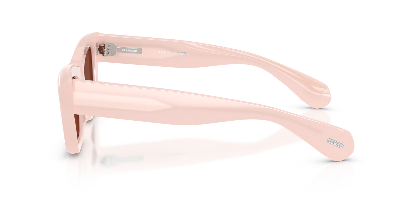 Oliver Peoples Edition 3 with Soft Pink frame and Red lenses - Image Hinge