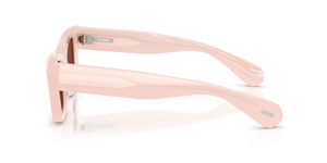 Oliver Peoples Edition 3 with Soft Pink frame and Red lenses - image 4