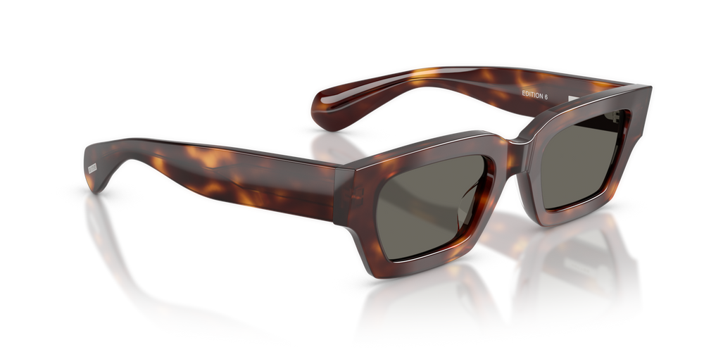 Sie Oliver Peoples Edition 6 mit Mahagoni dunkel Gestell und Grau Gläsern - bild 3