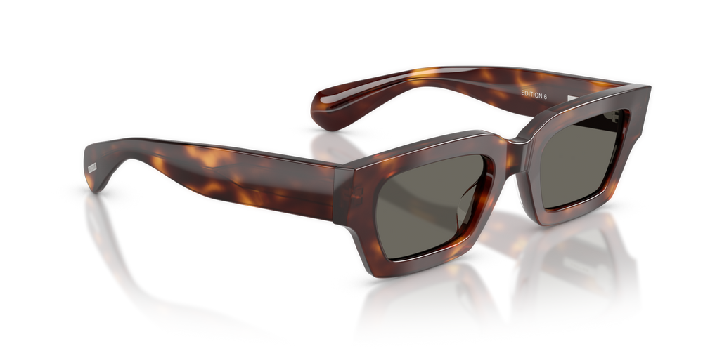 Sie Oliver Peoples Edition 6 mit Mahagoni dunkel Gestell und Grau Gläsern - bild 3