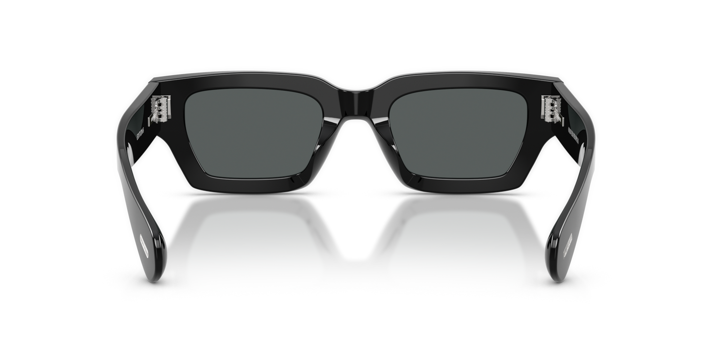 Oliver Peoples Edition 6 with Black frame and Grey lenses - Image Nosepads