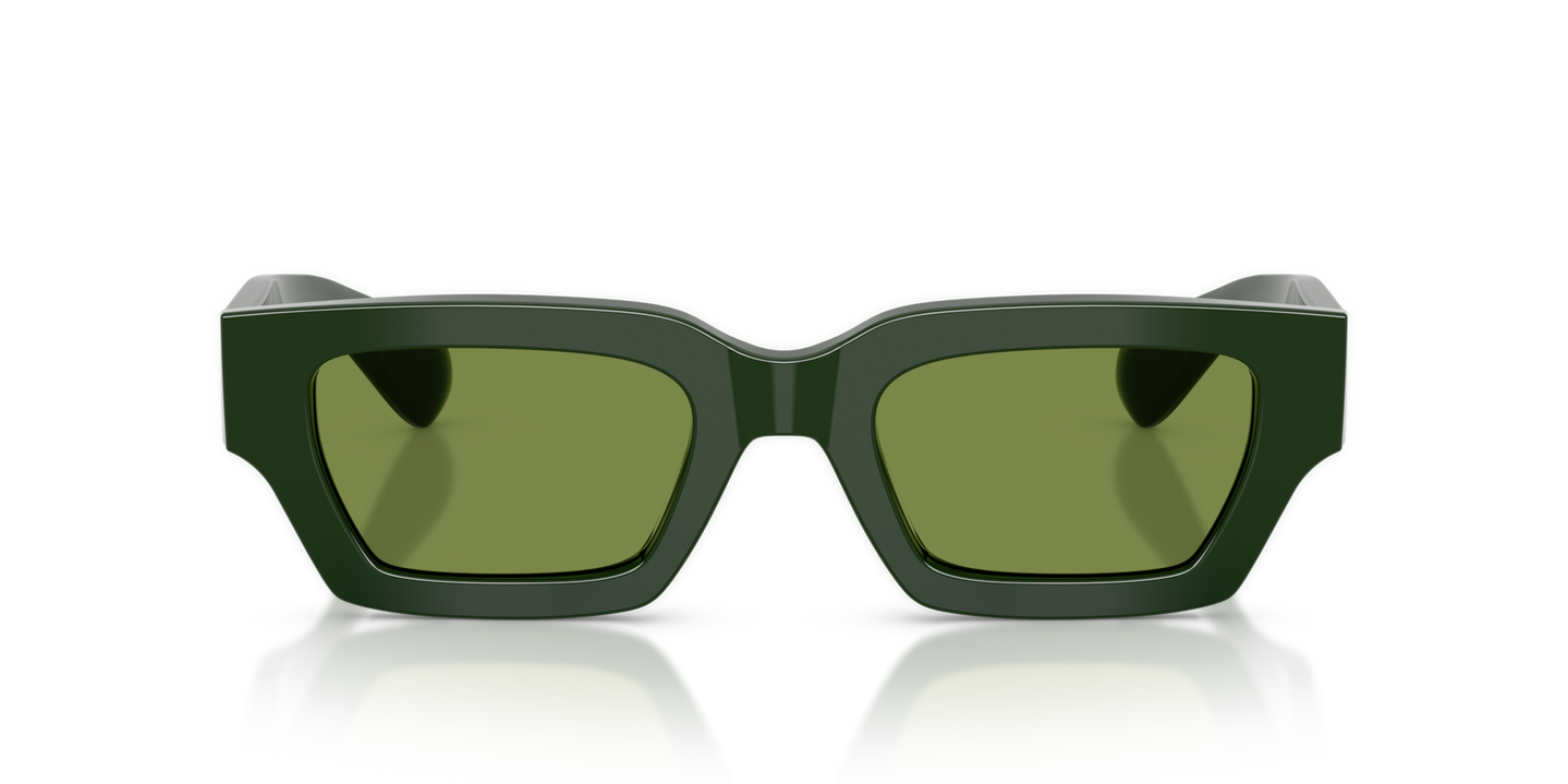 Oliver Peoples Edition 6 with Dark Green frame and Green lenses - Image Material 