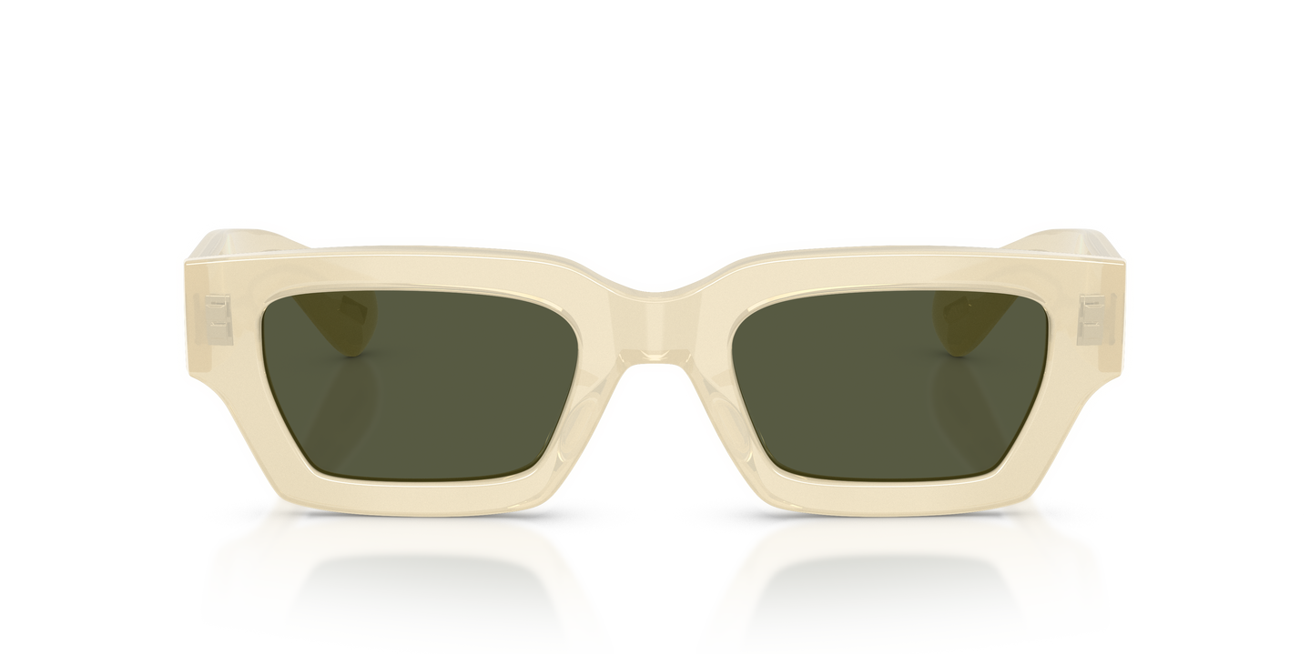 Oliver Peoples Edition 6 with Butterscotch frame and Green lenses - Image Material 