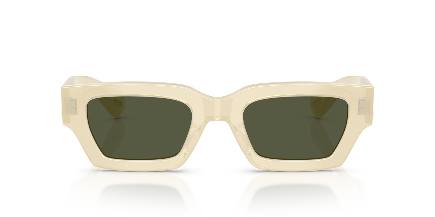 Oliver Peoples Edition 6 with Butterscotch frame and Green lenses - Image Material 