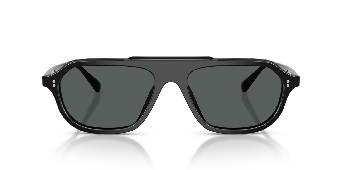 Sie Oliver Peoples Estin mit Schwarz Gestell und Grau Gläsern - Bild Material