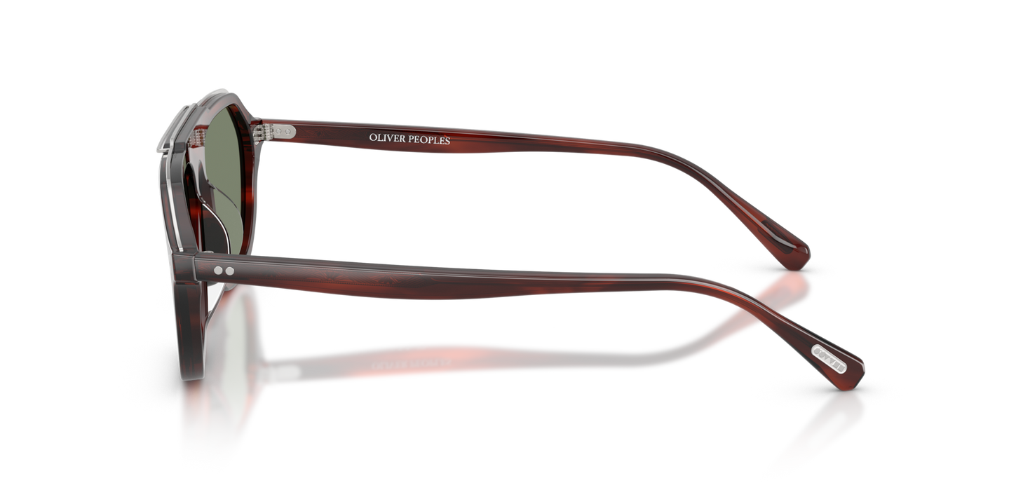 Oliver Peoples Estin with Morado Tortoise frame and Grey lenses - Image Genuine Pins