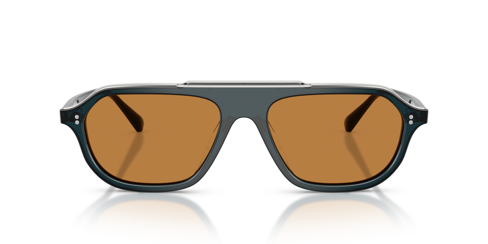 Sie Oliver Peoples Estin mit Midnight Teal Gestell und Braun Gläsern - bild 2