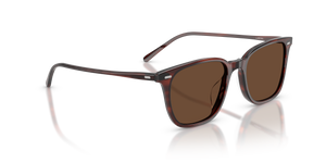 Oliver Peoples Laedin avec une monture Écaille de tortue violet et des verres Brun - L'image 3