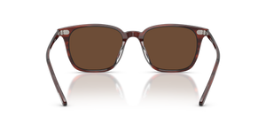 Oliver Peoples Laedin avec une monture Écaille de tortue violet et des verres Brun - L'image 5