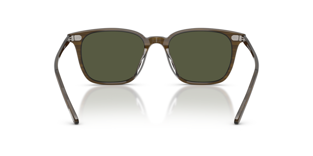 Oliver Peoples Laedin con montura Madera de olivo y lentes Verde - El 5