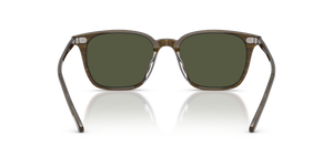 Oliver Peoples Laedin con montura Madera de olivo y lentes Verde - El 5