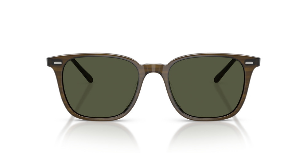 Oliver Peoples Laedin with Olivewood frame and Green lenses - image 2