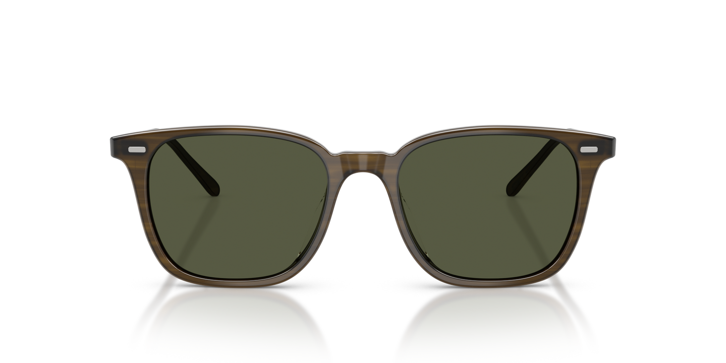 Oliver Peoples Laedin con montura Madera de olivo y lentes Verde - Imagen Material