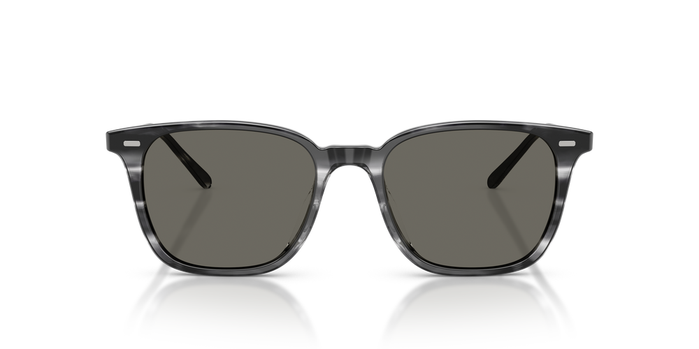 Oliver Peoples Laedin avec une monture Bleu plongeur et des verres Gris - L'image 2