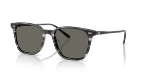 Oliver Peoples Laedin avec une monture Bleu plongeur et des verres Gris - L'image 1